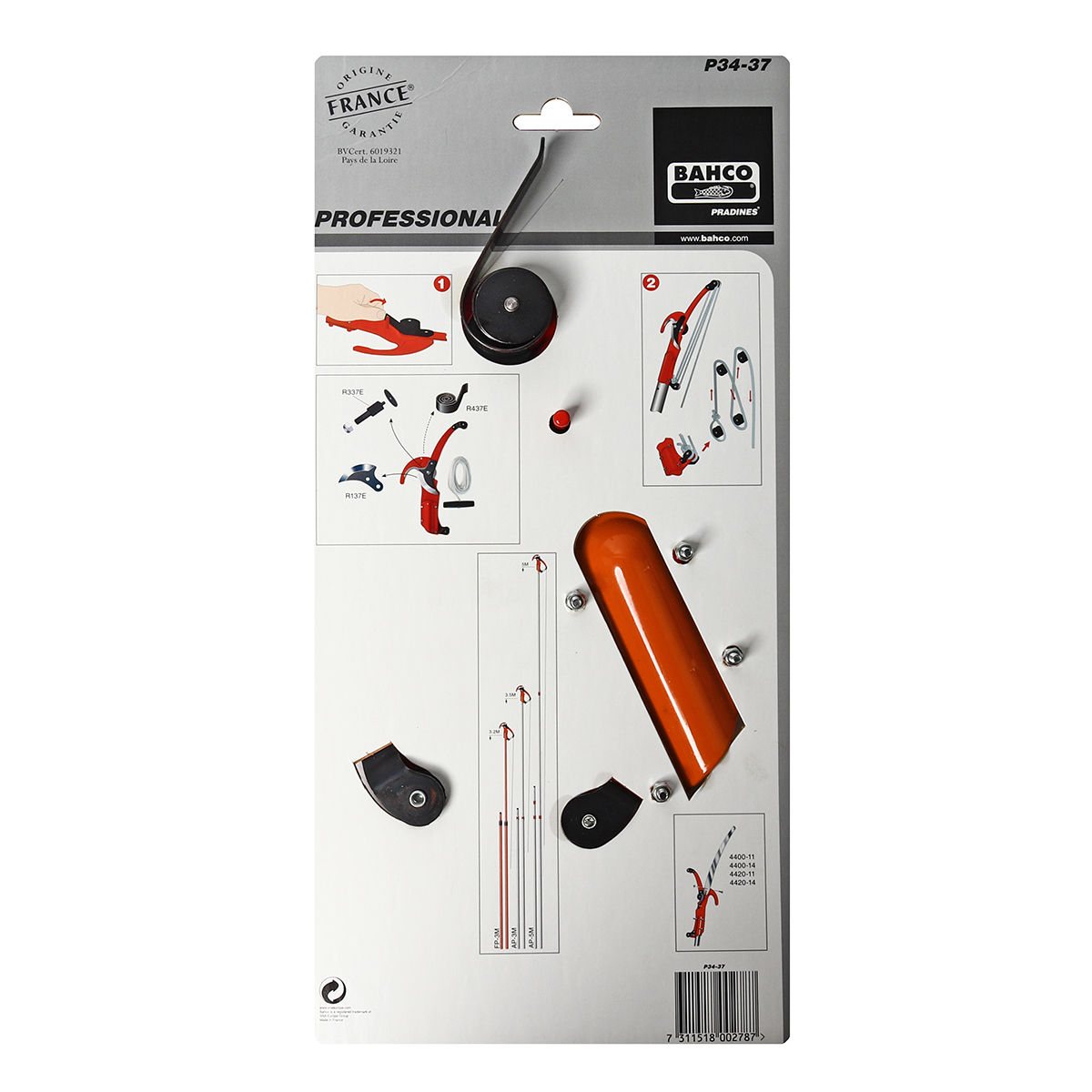 BAHCO กรรไกรกระตุกใหญ่ 40 MM รุ่น P34-37 - Image 2