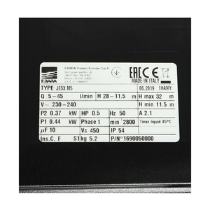EBARA SELF-PRIMING SS304 (0.5HP 2สาย) รุ่น JESXM-5 - Image 5