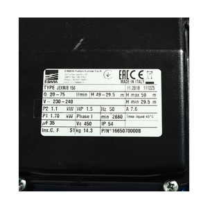 EBARA SELF-PRIMING SS304 (1.5HP 2สาย) รุ่น JEXM-150 - Image 4