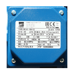 EBARA ปั๊มแสตนเลส - 3สาย รุ่น 3M 40-160/4.0 - Image 4