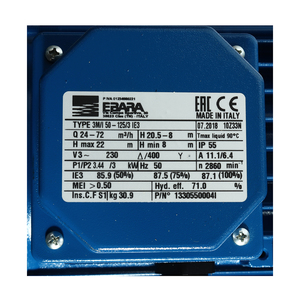 EBARA ปั๊มแสตนเลส - 3สาย รุ่น 3M 50-125/3.0 - Image 4