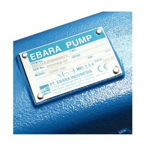 EBARA ปั๊มเพลาลอย ไม่รวมหน้าแปลน รุ่น GS 80-160 - Image 4