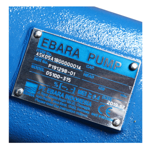 EBARA ปั๊มเพลาลอย ไม่รวมหน้าแปลน รุ่น GS 100-315 - Image 3