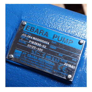 EBARA ปั๊มเพลาลอย ไม่รวมหน้าแปลน รุ่น GS 125-400 - Image 3