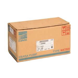 EBARA ปั๊มน้ำหลายใบพัดแนวนอน รุ่น MATRIX 5-2T/0.45M - Image 6