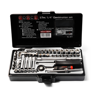 FORCE ชุดบ็อกซ์1/4” 6PT+หัวจีบ 57 ชิ้น รุ่น 2571 - Image 3