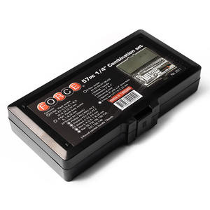FORCE ชุดบ็อกซ์1/4” 6PT+หัวจีบ 57 ชิ้น รุ่น 2571 - Image 4