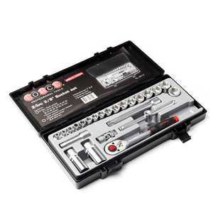 FORCE ชุดลูกบ๊อกซ์ 6เหลี่ยม 3/8" 24ชิ้น รุ่น 3251-5