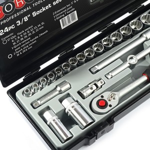 FORCE ชุดลูกบ๊อกซ์12เหลี่ยม 3/8" 24ชิ้น รุ่น 3251-9 - Image 3