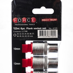 FORCE ชุดลูกบล็อก 4125 6 เหลี่ยม (6PT) 12 ชิ้น - Image 3