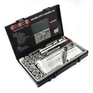 FORCE ชุดลูกบ๊อก6PT 1/2"23ชิ้น+ประแจแหวน16ชิ้น