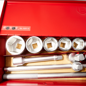 FORCE ชุดลูกบ๊อกซ์ 6PT.ขนาด3/4" 20 ชิ้น รุ่น 6201-5 - Image 2