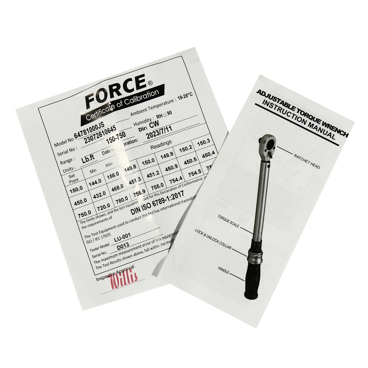 FORCE ประแจปอนด์ชนิดมีเสียง รุ่น 64781000JS - Image 5