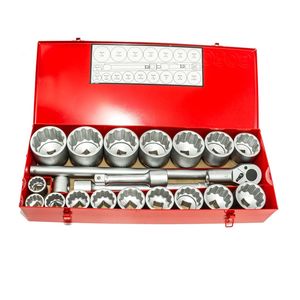 FORCE ชุดลูกบ็อกซ์ ขนาด 1" 21ชิ้น 12PT รุ่น 8211 - Image 2