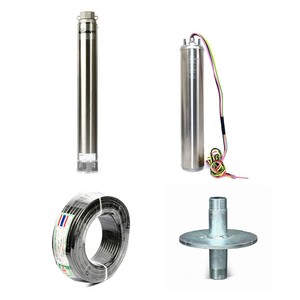 FRANKLIN ชุดปั๊ม 12AD 3แรง 10ใบพัดท่อ 2" 380V.