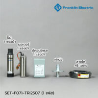 FRANKLIN ชุด 1 HP TRI 25-07 220V รุ่น 70LD1P4-PEXB