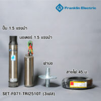 FRANKLIN ชุด 1.5HP TRI 25-10 380Vรุ่น 70LD15P4-PEXB)
