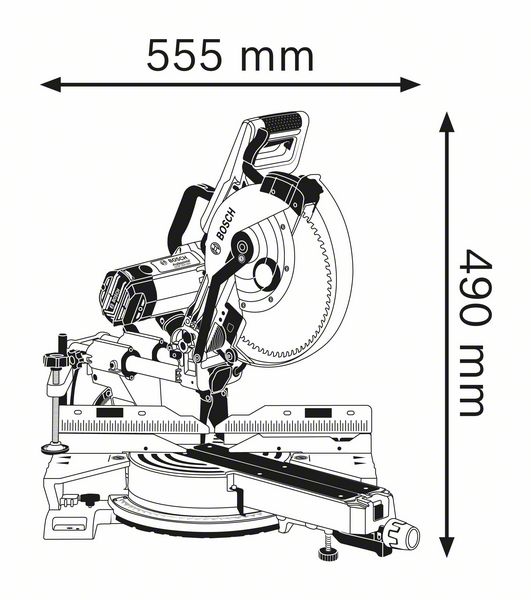 BOSCH รุ่น GCM 350-254 แท่นตัดองศา - Image 2