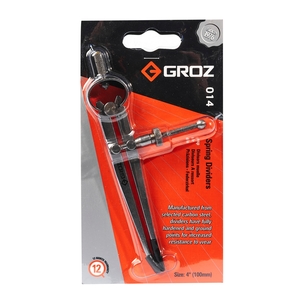 GROZ วงเวียนขีดเหล็กมีสปริง 4" รุ่น DD/4 - Image 4