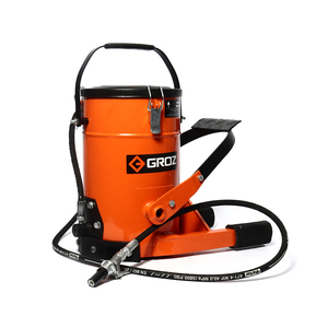 GROZ ถังอัดจารบีแบบใช้เท้า+หัวCOUPLER รุ่น FOP/10Q