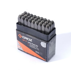 GROZ เหล็กตอกตัวหนังสือ ขนาด 2 มิลลิเมตร