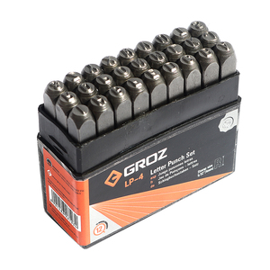 GROZ เหล็กตอกตัวหนังสือ ขนาด 4 มิลลิเมตร