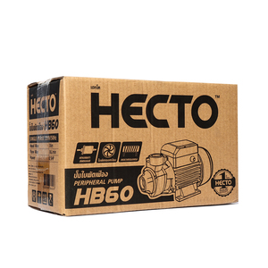 HECTO ปั๊มหอยโข่งใบพัดเฟือง 0.5 HP รุ่น HB60 - Image 6