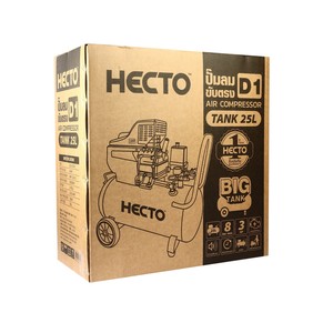 HECTO ปั๊มลมขับตรง (โรตารี่) มอเตอร์ 3 แรงม้า รุ่น D1 - Image 7
