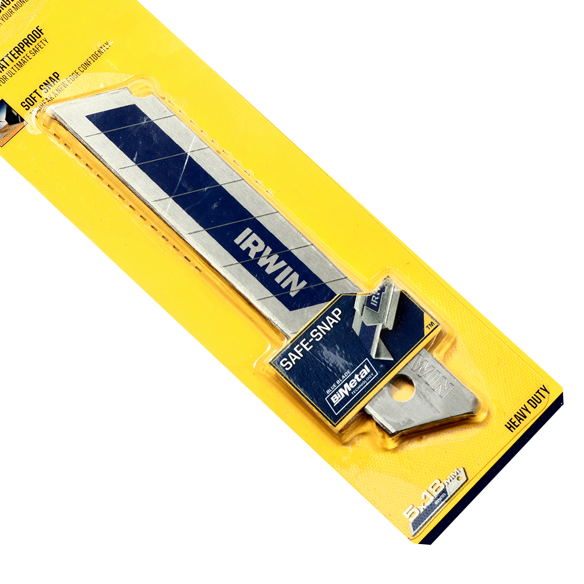 IRWIN ใบมีดคัทเตอร์ BI-METAL BLUE (5PCS/1PAC) - Image 3