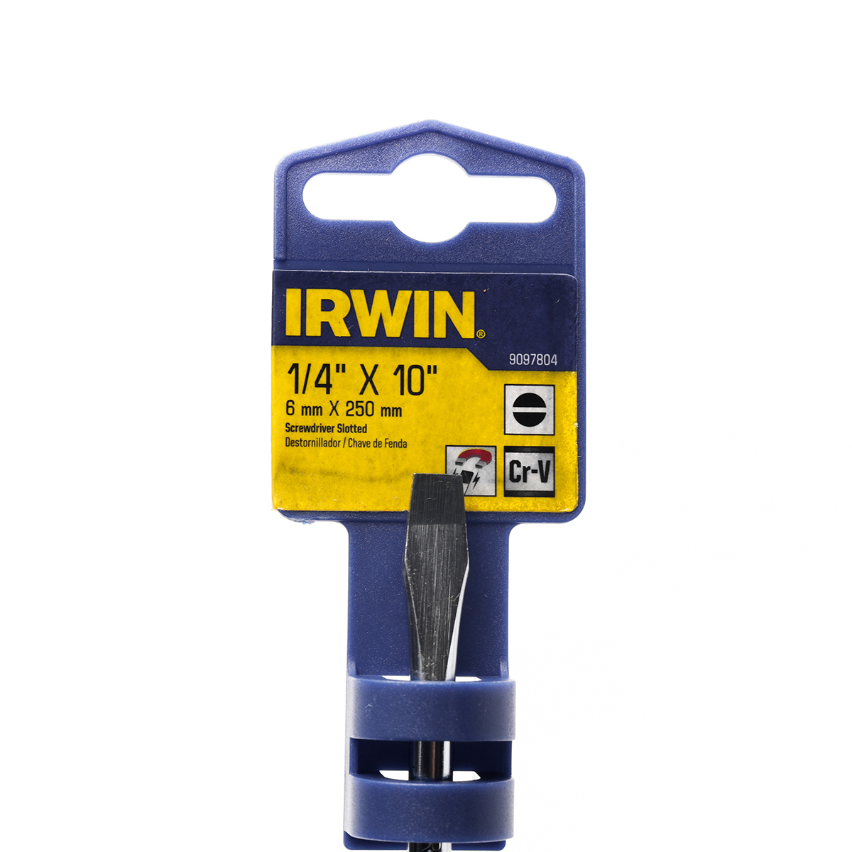 IRWIN ไขควงก้านกลมปากแบน #6X250MMรุ่น T9097804