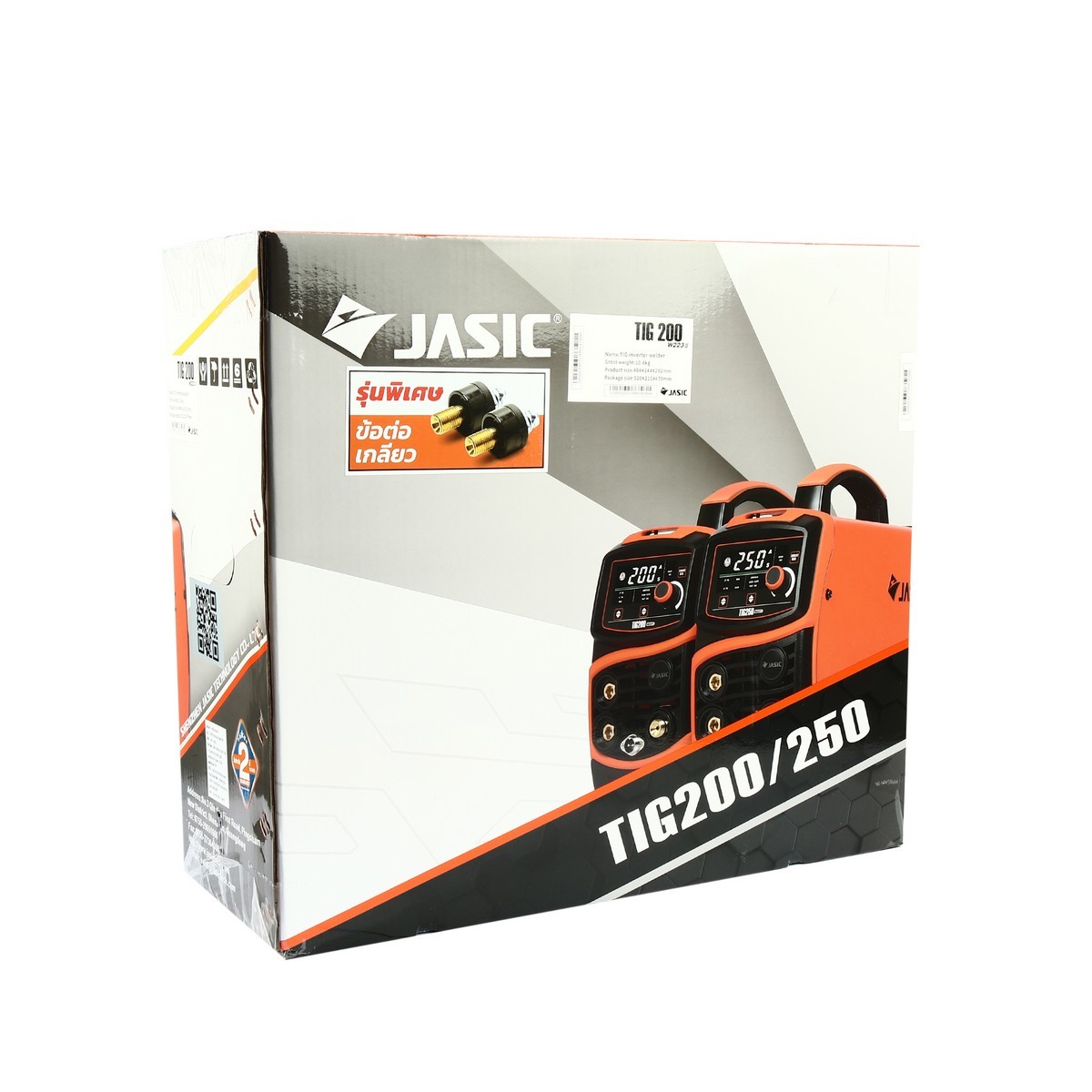 JASIC เครื่องเชื่อม TIG / MMA รุ่น TIG200W223 1 เฟส 5.4 KVA 2T/4T ระบบแก๊สอัจฉริยะ - Image 3