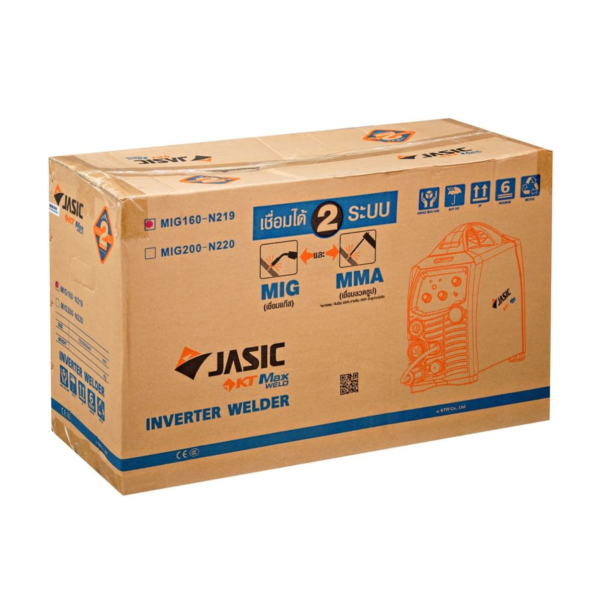 JASIC เครื่องเชื่อม+ป้อนลวด รุ่น MIG160-N219 - Image 3