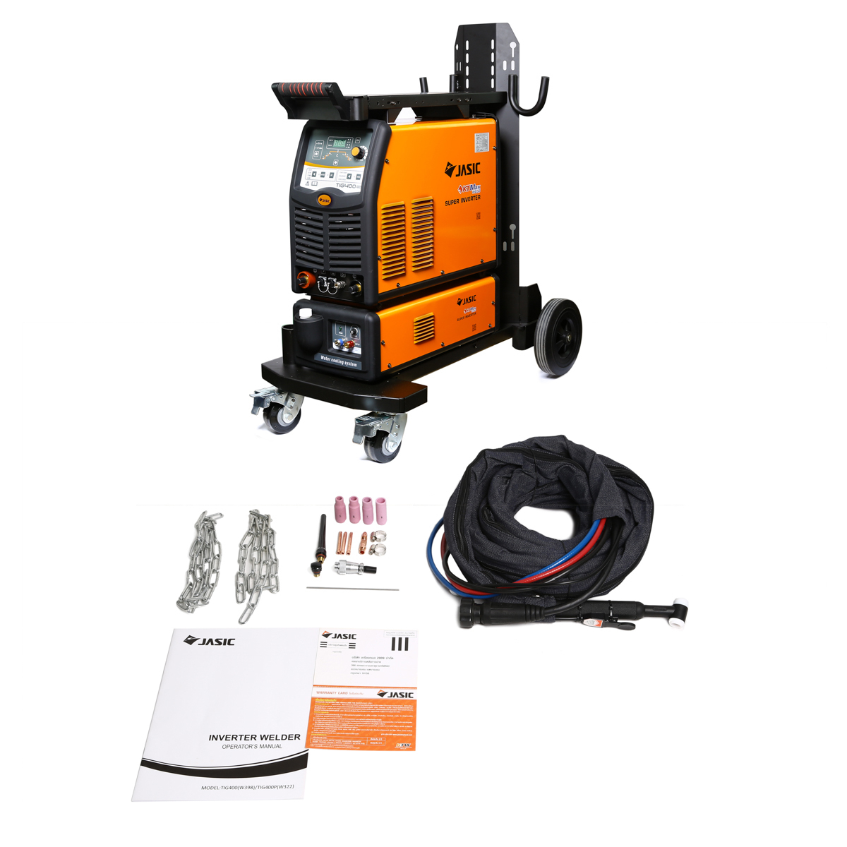 JASIC TIG400 W398+4L เครื่องเชื่อม+TROLLEY - Image 4