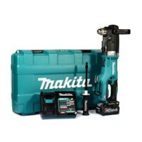 MAKITA สว่านหัวงอไร้สาย 40 โวลต์ 1/2 นิ้ว รุ่น DA001GM101 แรงบิดสูงสุด 55 นิวตันเมตร รวมแบตเตอรี่และแท่นชาร์จ (มากีต้า)