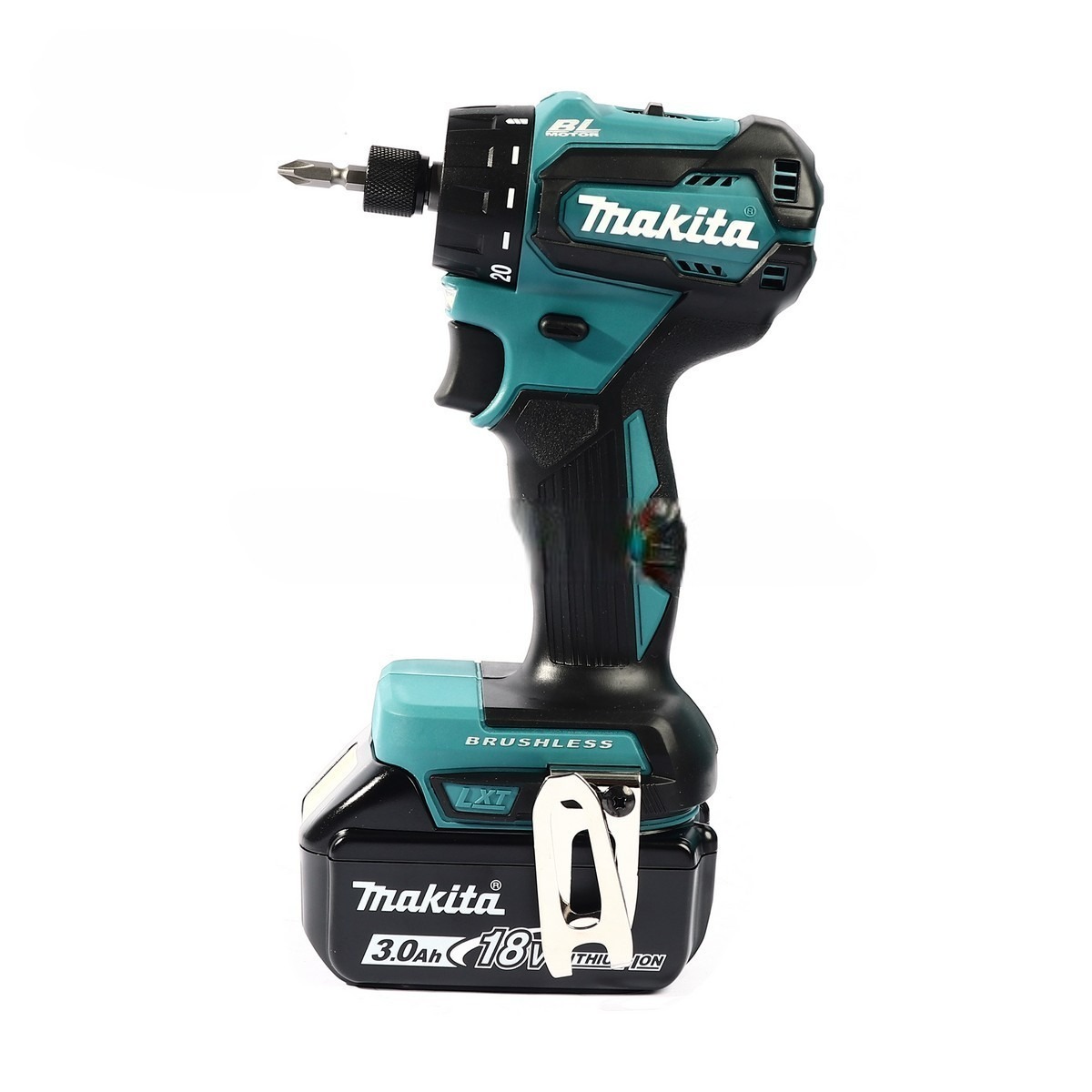 MAKITA รุ่น DDF083RFE สว่านไขควงคลัช 18 โวลต์ (รวมแบตเตอรี่และแท่นชาร์จ) ขนาด 1/4 นิ้ว - Image 3