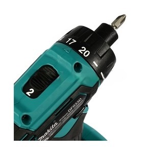 MAKITA สว่านไขควงไร้สาย 12 โวลต์ ขนาด 1/4 นิ้ว รุ่น DF033DZ - Image 9