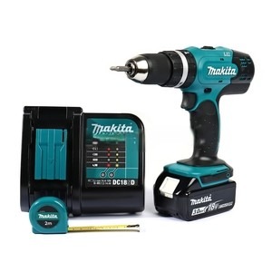 MAKITA รุ่น DHP453SFX8 สว่านกระแทกไร้สาย 18 โวลต์ ขนาด 13 มม. (1/2 นิ้ว)