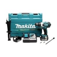 MAKITA รุ่น DHP458RFE สว่านกระแทกไร้สาย 18 โวลต์ ขนาด 13 มม. รวมแบตเตอรี่-แท่นชาร์จ