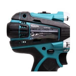 MAKITA รุ่น DHP458RFE สว่านกระแทกไร้สาย 18 โวลต์ ขนาด 13 มม. รวมแบตเตอรี่-แท่นชาร์จ - Image 3