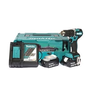 MAKITA รุ่น DHP487RFJ สว่านกระแทกไร้สาย 18 โวลต์ ขนาด 13 มม. รวมแบตเตอรี่-แท่นชาร์จ - Image 4