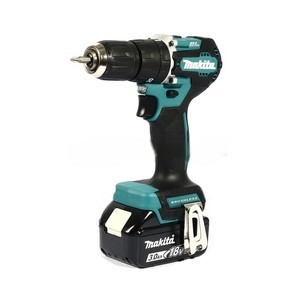 MAKITA รุ่น DHP487RFJ สว่านกระแทกไร้สาย 18 โวลต์ ขนาด 13 มม. รวมแบตเตอรี่-แท่นชาร์จ
