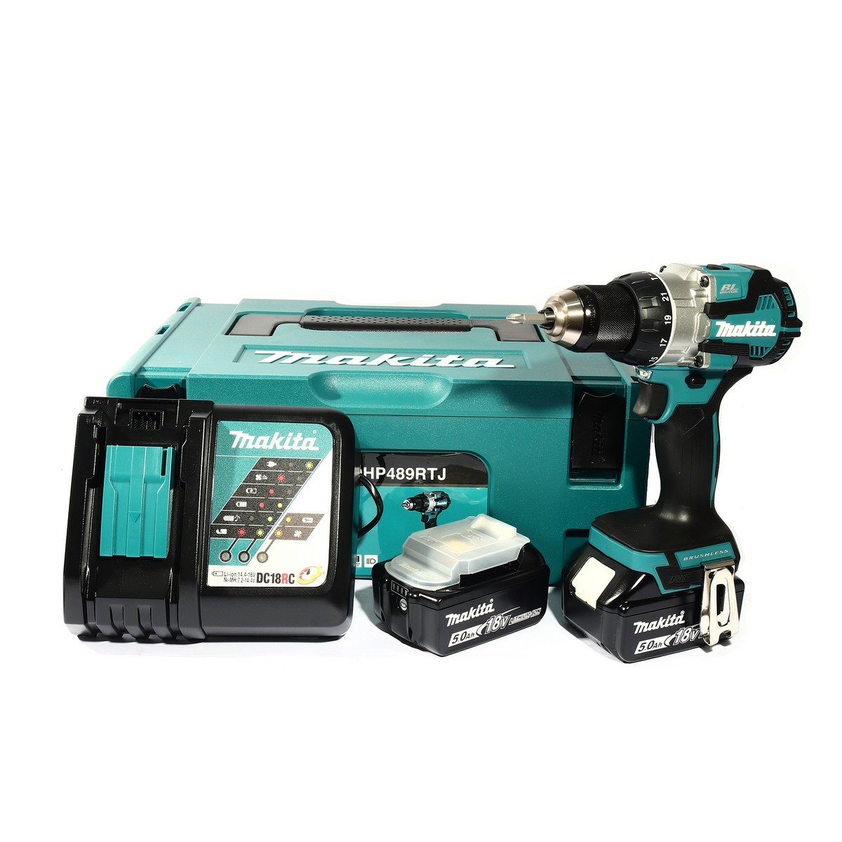 MAKITA (มากีต้า) สว่านไร้สายกระแทก 18 โวลต์ รุ่น DHP486RTJ