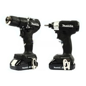 MAKITA รุ่น DLX2414X7B ชุดสว่านกระแทกไร้สาย สีดำ 18V รวมแบตเตอรี่-แท่นชาร์จ - Image 3