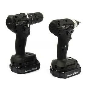 MAKITA รุ่น DLX2414X7B ชุดสว่านกระแทกไร้สาย สีดำ 18V รวมแบตเตอรี่-แท่นชาร์จ - Image 2