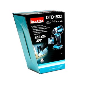 MAKITA สว่านไขควงกระแทกไร้สาย 18 โวลต์ 1/4 นิ้ว รุ่น DTD153Z - Image 2