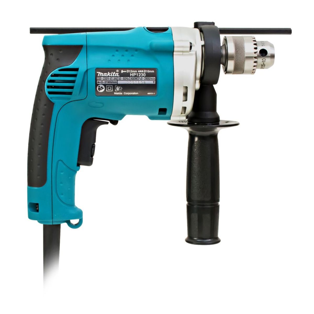 MAKITA รุ่น HP-1230 สว่านกระแทกไฟฟ้า ขนาด 12 มม. (15/32 นิ้ว) กำลังไฟ 400 วัตต์ - Image 3