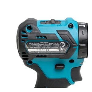 MAKITA รุ่น HP332DWYE สว่านกระแทกไร้สาย 12 โวลต์ ขนาด 10 มม. (3/8 นิ้ว) รวมแบตเตอรี่-แท่นชาร์จ - Image 5