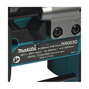 MAKITA รุ่น HR003GZ สว่านโรตารี่ไร้สาย 40 โวลต์ ขนาด 28 มม. ไม่รวมแบตเตอรี่-แท่นชาร์จ - Image 2