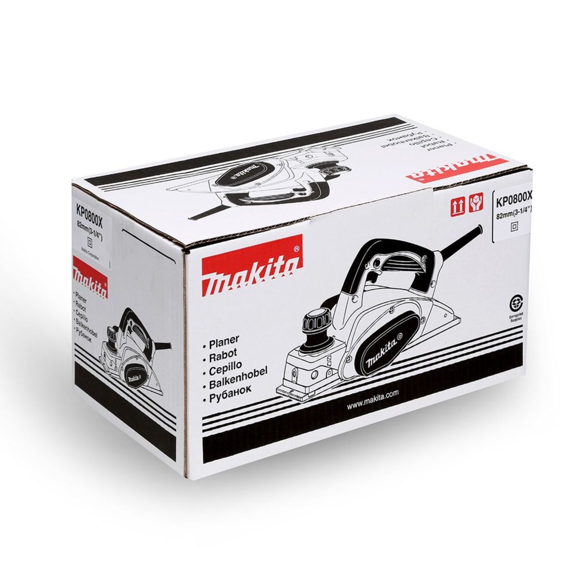 MAKITA รุ่น KP0800X กบไสไม้ไฟฟ้า ขนาด 3-1/4 นิ้ว (82 มม.) กำลังไฟ 620 วัตต์ - Image 2