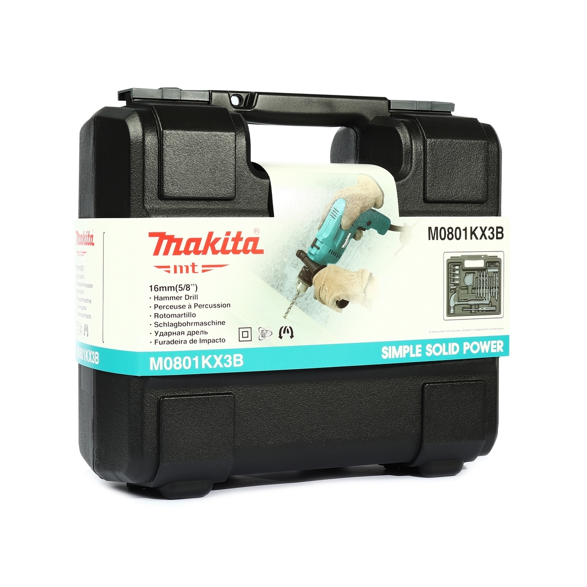 MAKITA รุ่น M0801KX3B สว่านกระแทกไฟฟ้า 16 มม. 500 วัตต์ - Image 8